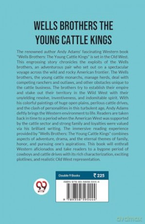 Wells Brothers the Young Cattle Kings - Andy Adams [KSIĄŻKA]