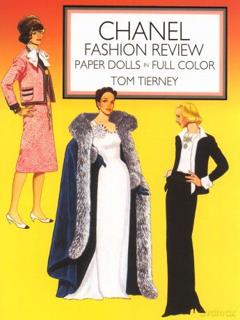 Chanel Fashion Review Paper Dolls: Paper Dolls in Color (Dover Paper Dolls) - C.T. Salkind [KSIĄŻKA]
