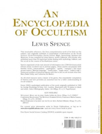 An Encyclopedia of Occultism (Dover Occult) - Jeff A. Menges [KSIĄŻKA]