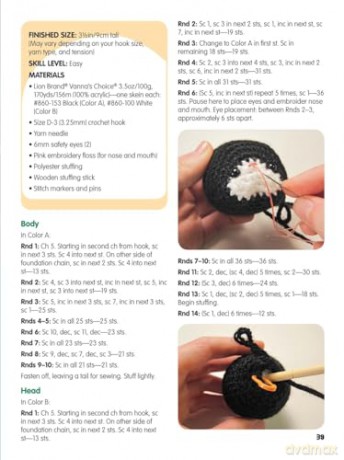 Dumpling Cats: Crochet and Collect Them All! (Dover Crafts: Crochet) - Sarah Sloyer [KSIĄŻKA]