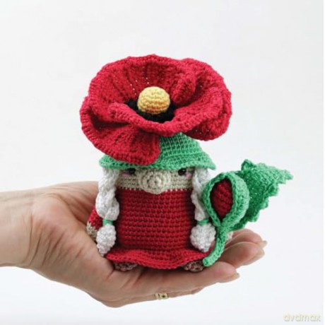 Flower Gnomigurumi: 12 Cute Amigurumi Gnomes to Crochet (Dover Crafts: Crochet) - Soledad Adriana del Pilar Iglesias Silva [KSIĄŻKA]