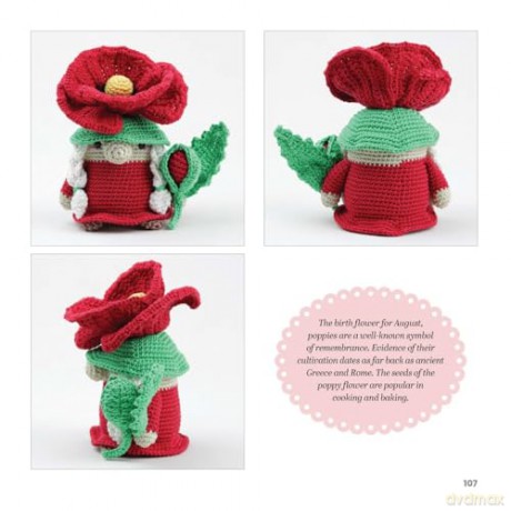 Flower Gnomigurumi: 12 Cute Amigurumi Gnomes to Crochet (Dover Crafts: Crochet) - Soledad Adriana del Pilar Iglesias Silva [KSIĄŻKA]