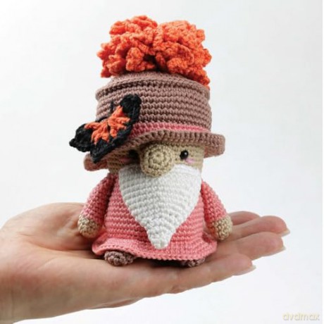 Flower Gnomigurumi: 12 Cute Amigurumi Gnomes to Crochet (Dover Crafts: Crochet) - Soledad Adriana del Pilar Iglesias Silva [KSIĄŻKA]