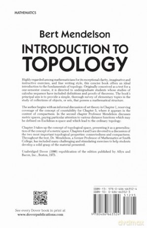 Introduction to Topology: Third Edition: ix (Dover Books on MaTHEMA 1.4tics) - Bert Mendelson [KSIĄŻKA]