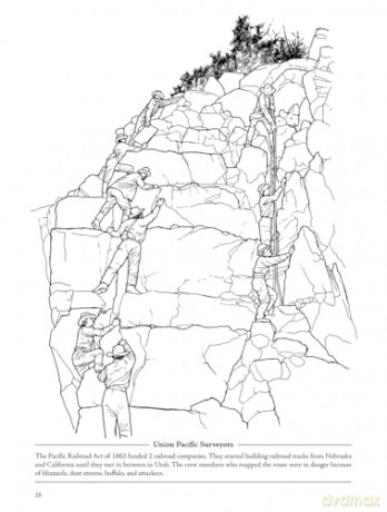 Picture the Past: Western Pioneers: Historical Coloring Book - Peter F. Copeland [KSIĄŻKA]