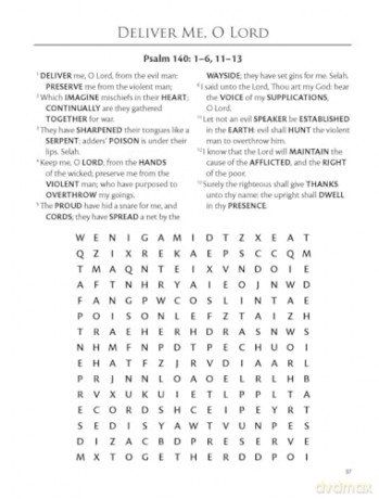 Psalms Word Search Puzzles (Dover Brain Games) - Eliza Sauter [KSIĄŻKA]