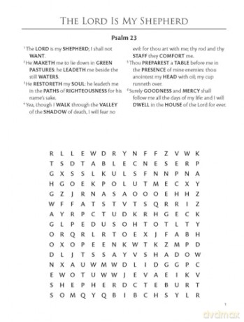 Psalms Word Search Puzzles (Dover Brain Games) - Eliza Sauter [KSIĄŻKA]