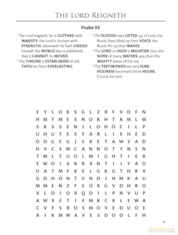 Psalms Word Search Puzzles (Dover Brain Games) - Eliza Sauter [KSIĄŻKA]