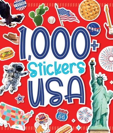 1,000 Stickers: USA (Regional Sticker Books) - duopress [KSIĄŻKA]