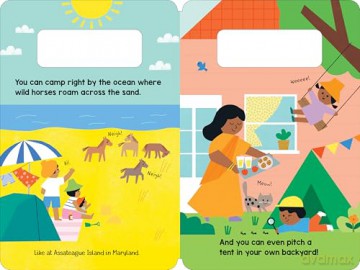 My First Book of Camping: The Camping Board Book for Toddlers and Kids (Terra Babies on the Go Book 1) - Stephanie Puglisi [KSIĄŻKA]