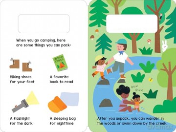 My First Book of Camping: The Camping Board Book for Toddlers and Kids (Terra Babies on the Go Book 1) - Stephanie Puglisi [KSIĄŻKA]