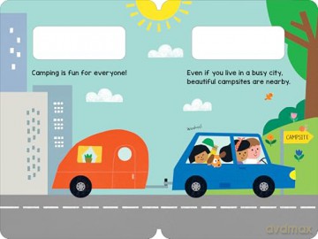 My First Book of Camping: The Camping Board Book for Toddlers and Kids (Terra Babies on the Go Book 1) - Stephanie Puglisi [KSIĄŻKA]