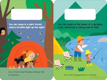 My First Book of Camping: The Camping Board Book for Toddlers and Kids (Terra Babies on the Go Book 1) - Stephanie Puglisi [KSIĄŻKA]