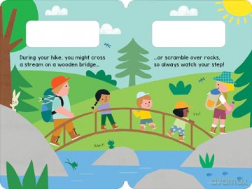 My First Book of Hiking: The Outdoor Hiking Board Book for Toddlers and Kids (Terra Babies on the Go Book 2) - Stephanie Puglisi [KSIĄŻKA]
