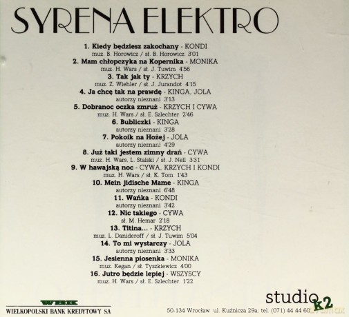 Syrena Elektro [CD]
