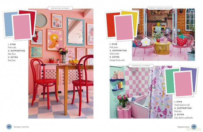 Dopamine Decor: Style Your Home With Colour, Joy and Fun - Kate Rose Morgan [KSIĄŻKA]