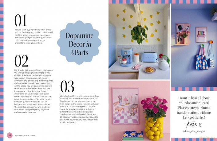 Dopamine Decor: Style Your Home With Colour, Joy and Fun - Kate Rose Morgan [KSIĄŻKA]