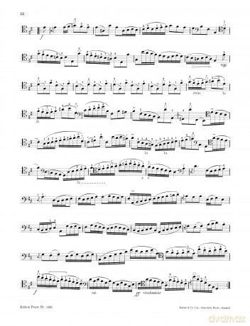 Bach: 6 Solo Cello Suites BWV 1007-1012 Vol.3 (EP238D): Bwv 1012 (Edition Peters) - Johann Sebastian Bach [KSIĄŻKA]