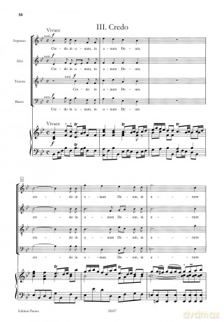 Haydn: Mass in B flat 'Harmony Mass' Hob.XXII/14 (Vocal Score) (EP8904) (Edition Peters) - Joseph Haydn [KSIĄŻKA]