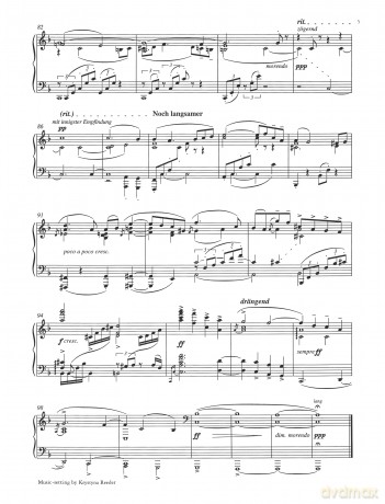 Mahler: Adagietto from Symphony No. 5 (Piano Solo) (EP7477) (Edition Peters) - Gustav Mahler [KSIĄŻKA]
