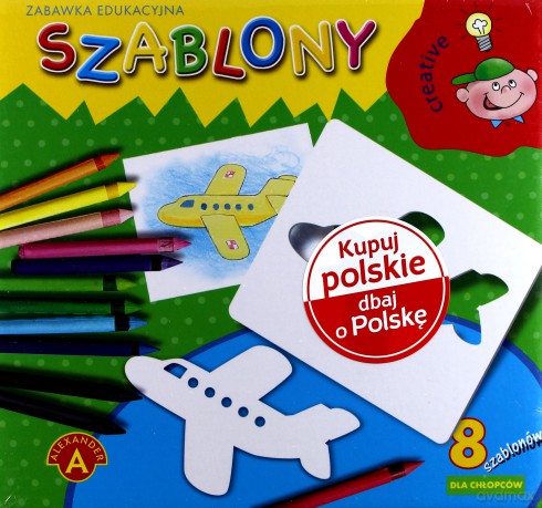 Szablony dla chłopców. Zabawka edukacyjna [ZABAWKA]