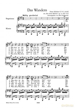 Schubert: 30 Songs (Medium Voice and Piano) (EP8150B) - Franz Schubert [KSIĄŻKA]