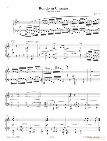 The Complete Chopin: Rondos (Piano Solo) (EP72781) - Frederic Chopin [KSIĄŻKA]