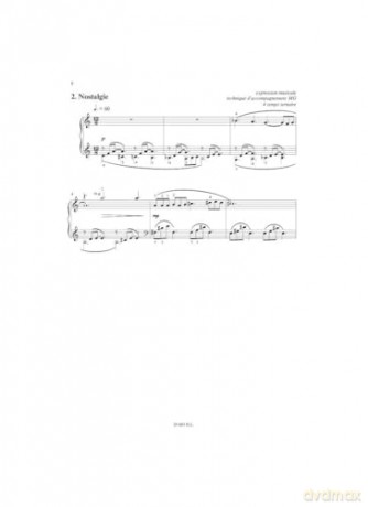 Etudes expressives Volume 2 (Piano Solo) - Damien Guille [KSIĄŻKA]