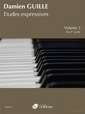 Etudes expressives Volume 3 (Piano Solo) - Damien Guille [KSIĄŻKA]