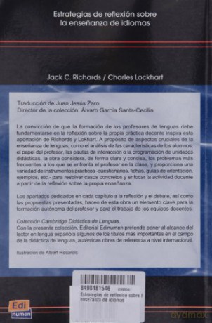 Coleccion Cambridge de Didactica de Lenguas Estrategias de Reflexion Sobre La Ensenanza de Idiomas - Jack C Richards [KSIĄŻKA]