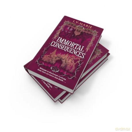 Immortal Consequences: New for 2025, the thrilling dark academia fantasy romance debut novel for young adult readers, perfect for fans of Olivie Blake and Naomi Novik (The Souls of Blackwood Academy) - I.V. Marie [KSIĄŻKA]