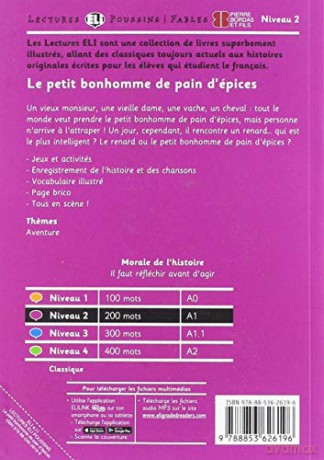Le Petit Bonhomme de pain d'epices + downloadable: Young ELI Readers - Fables - Jimmy Bertini [KSIĄŻKA]
