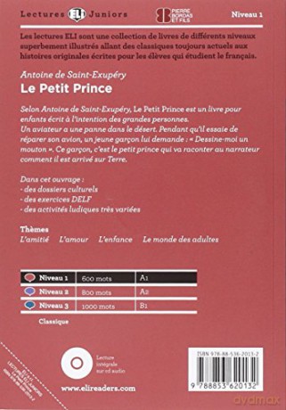 Teen ELI Readers - French: Le petit prince: Le petit prince + downloadable audio - Antoine de Saint-Exupery [KSIĄŻKA]