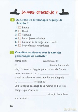 Young ELI Readers - French: Henri et la tombe egyptienne + Video Multi-ROM: Henri et la tombe egyptienne + downloadable multim - Jane Cadwallader [KSIĄŻKA]
