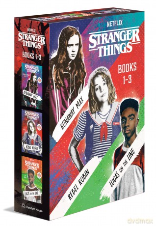 Stranger Things Boxed Set, Books 1-3: Runaway Max, Rebel Robin, and Lucas on the Line - Various [KSIĄŻKA]