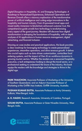 Digital Disruption in Hospitality, AI and Emerging Technologies: A Roadmap to Personalized Experiences, Enhanced Operations, and Revenue Growth - Park Thaichon [KSIĄŻKA]
