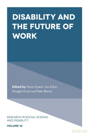 Disability and the Future of Work: 16 (Research in Social Science and Disability, 16) - Fitore Hyseni [KSIĄŻKA]