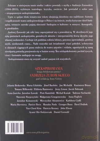 Szekspiromania. Księga dedykowana pamięci Andrzeja Żurowskiego - Anna Cetera (red.) [KSIĄŻKA]