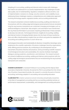 Technological Horizons: Insights for Accounting, Auditing and Internal Control in Emerging Markets (Technological Innovation and Sustainability for Business Competitive Advantage) - Hashem Alshurafat [KSIĄŻKA]