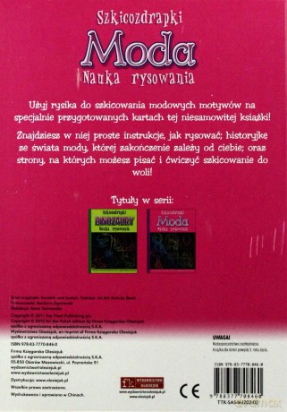 Szkicozdrapki. Moda. Nauka rysowania [KSIĄŻKA]