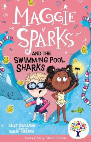Maggie Sparks and the Swimming Pool Sharks: Accessible Easier Edition, Includes Visual and Audio Glossaries, Enter the World of Maggie Sparks! (Easier Maggie Sparks) - Esther Hernando [KSIĄŻKA]