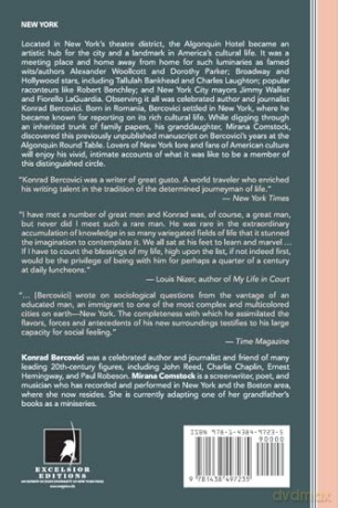 The Algonquin Round Table: 25 Years with the Legends Who Lunch (Excelsior Editions) - Konrad Bercovici [KSIĄŻKA]