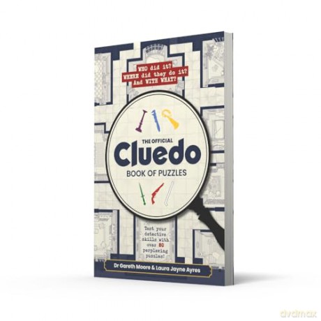 Cluedo Book of Puzzles: NEW for 2025 the official gift book for fans of the classic, iconic murder mystery game! - Hasbro [KSIĄŻKA]