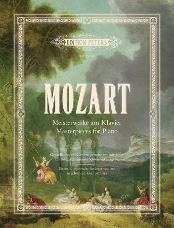 Mozart: Masterpieces for Piano (EP20010) (Masterworks for intermediate to advanced players) - Wolfgang Amadeus Mozart [KSIĄŻKA]