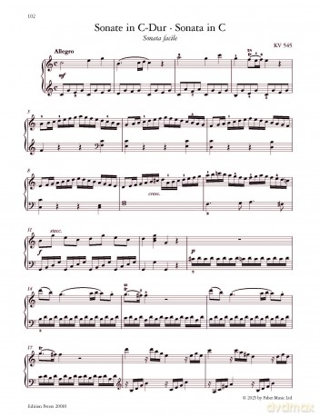 Mozart: Masterpieces for Piano (EP20010) (Masterworks for intermediate to advanced players) - Wolfgang Amadeus Mozart [KSIĄŻKA]