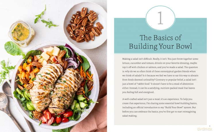 The Build Your Bowl Salad Cookbook: 75 Recipes for Healthy Salad Bowls to Support Everyday Wellness - Nina Cherie Franklin [KSIĄŻKA]
