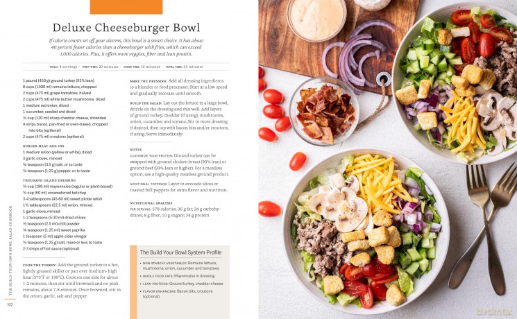 The Build Your Bowl Salad Cookbook: 75 Recipes for Healthy Salad Bowls to Support Everyday Wellness - Nina Cherie Franklin [KSIĄŻKA]