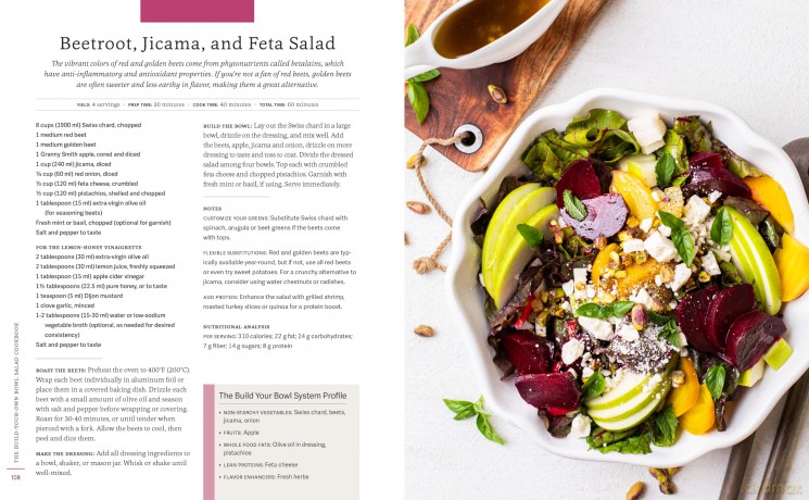 The Build Your Bowl Salad Cookbook: 75 Recipes for Healthy Salad Bowls to Support Everyday Wellness - Nina Cherie Franklin [KSIĄŻKA]
