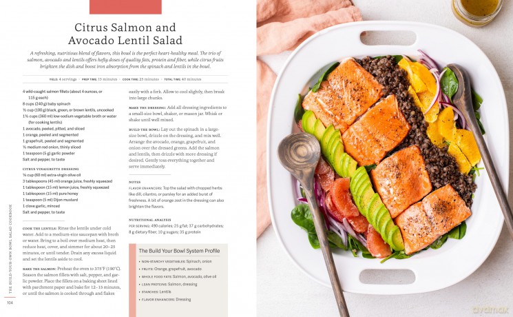 The Build Your Bowl Salad Cookbook: 75 Recipes for Healthy Salad Bowls to Support Everyday Wellness - Nina Cherie Franklin [KSIĄŻKA]