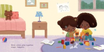 Sisters Are Sisters Forever: A Board Book about Sibling Love - Brooke Jorden [KSIĄŻKA]